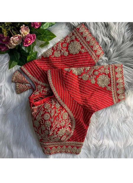 Tew Heavy Pure Italian Silk With Sequence Work Designer Blouse Wholesale Online